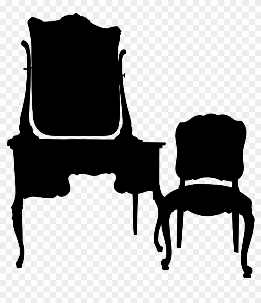 Vanity Silhouette - Chair #1603285