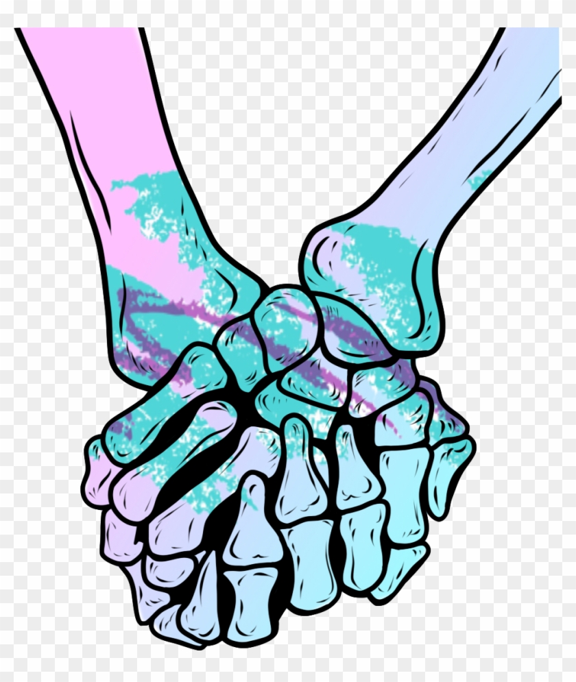 '90s Skeleton Cup Hands - Stickers Twenty One Pilots #1603300