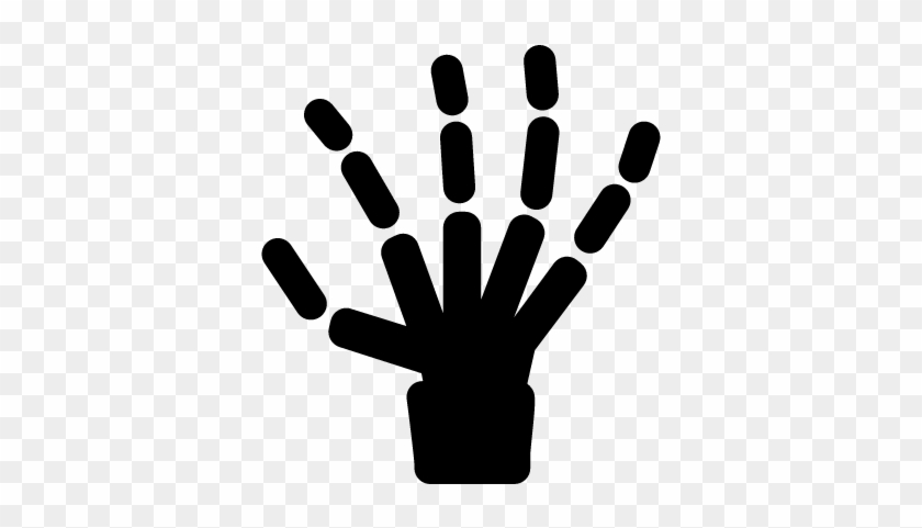Bone Hand Vector - Bone Hand Vector #1603314