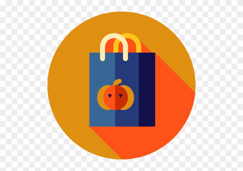 Shopping Bag Halloween Png File - Pumpkin #1603328