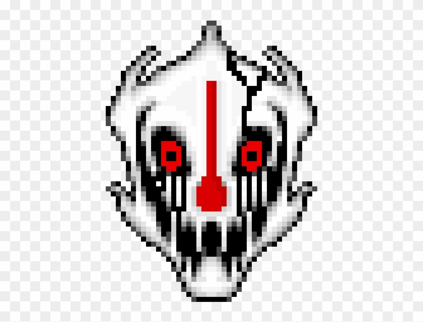 Vial Corrupted Blaster - Pixel Art Undertale Gaster Blaster #1603363