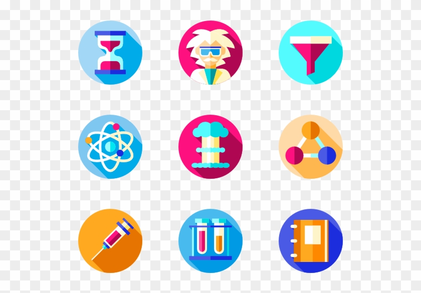 Chemistry Icons Free Vector Mad Science Ⓒ - Flat Icon Mad #1603398