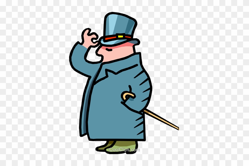 Top Hat Clipart Teal - Man With Top Hat Png #1603448