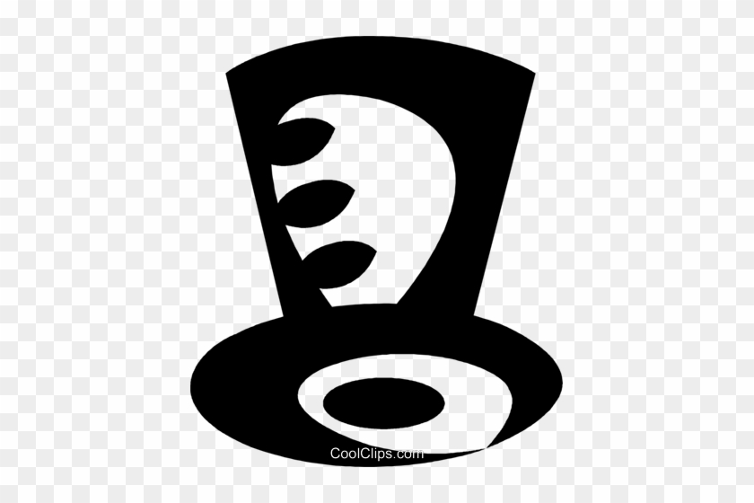 Top Hat Royalty Free Vector Clip Art Illustration - Illustration #1603461