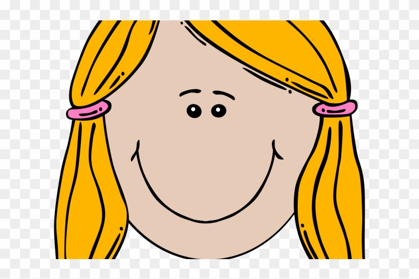 Cartoon Faces Cliparts Free Download Clip Art - Happy Face Cartoon Girl #1603504
