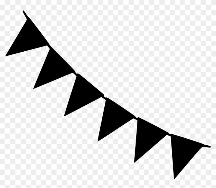 Flag Party Decorator Svg Png Icon Free Download 548709 - Black Party Flags Png #1603650