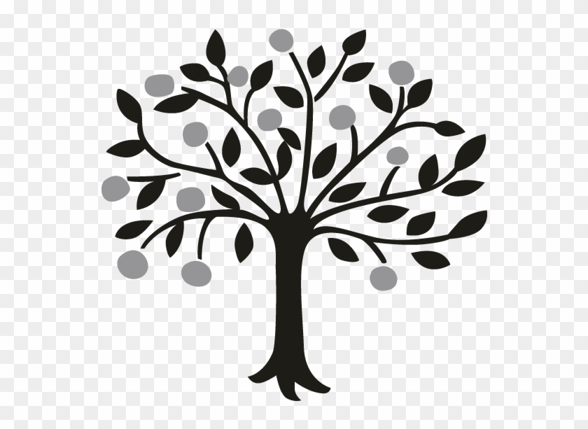 Smock Lemon Tree Motif - Laurel Tree Drawing #1603729