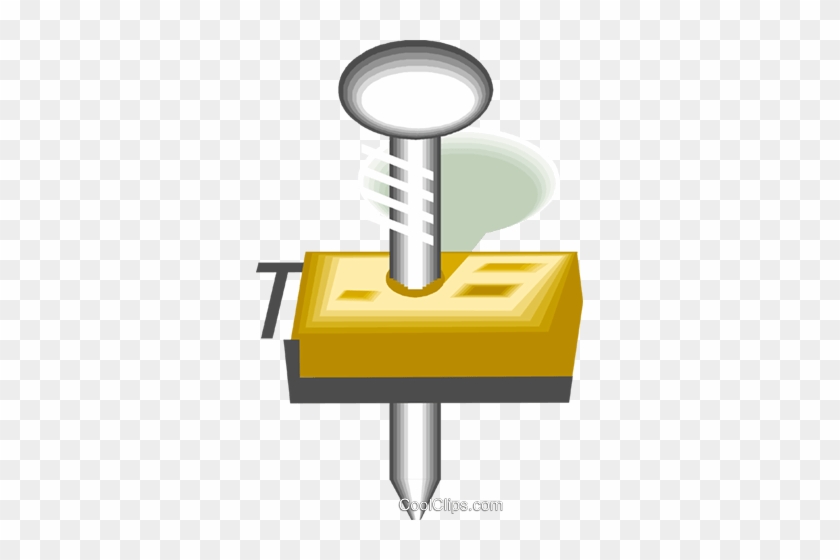 Nail Through A Board, Tools Royalty Free Vector Clip - Illustration #1603728