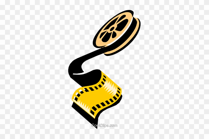 Filmstrip Royalty Free Vector Clip Art Illustration - Cinema #1603821