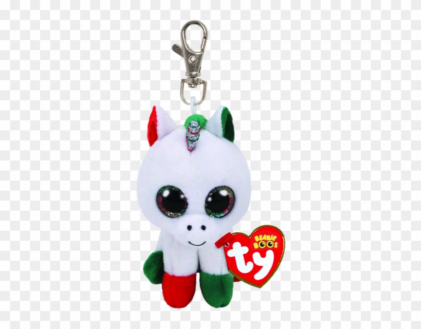 Candy Cane The Christmas Unicorn 3” Clip On Plush - Candy Cane The Christmas Unicorn 3” Clip On Plush #1603866