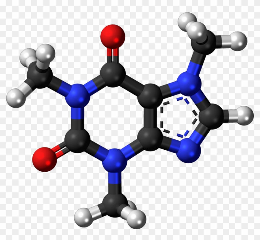 Caffeine Coffee Caffeinated Drink Molecule Alkaloid - Caffeine Molecule #1603885