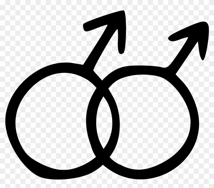 Gay Clip Art - Male Male Symbol #1603936