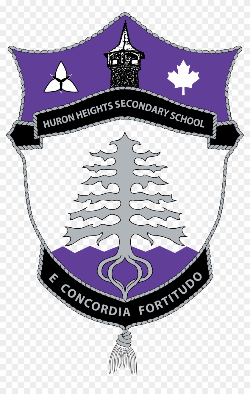 Husky Clipart Huron Heights - Emblem #1603979