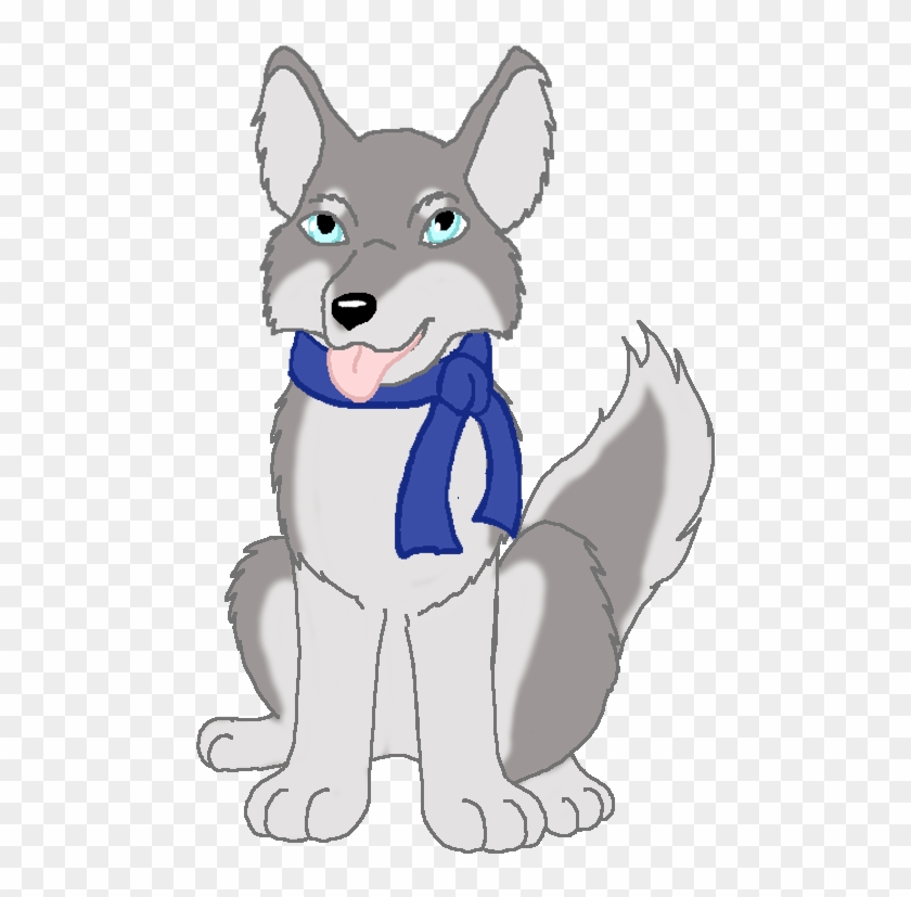 Husky Puppy In A Scarf By Ashwolf-forever - Cartoon #1604027
