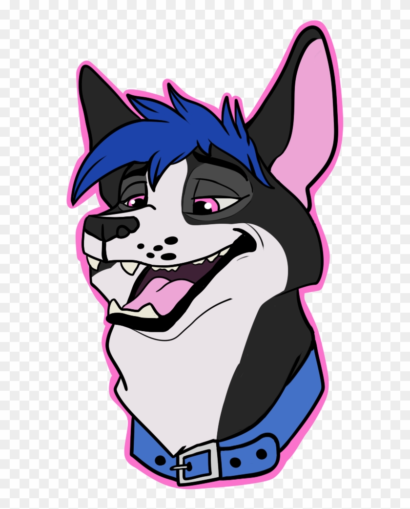 Casey Husky Headshot Com - Cartoon #1604028