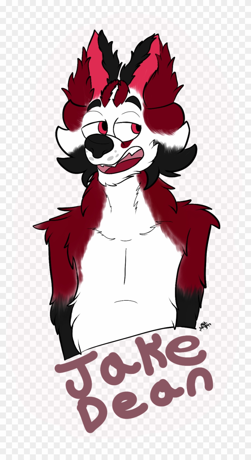 Jake Dean The Mad Husky Badge - Illustration #1604034