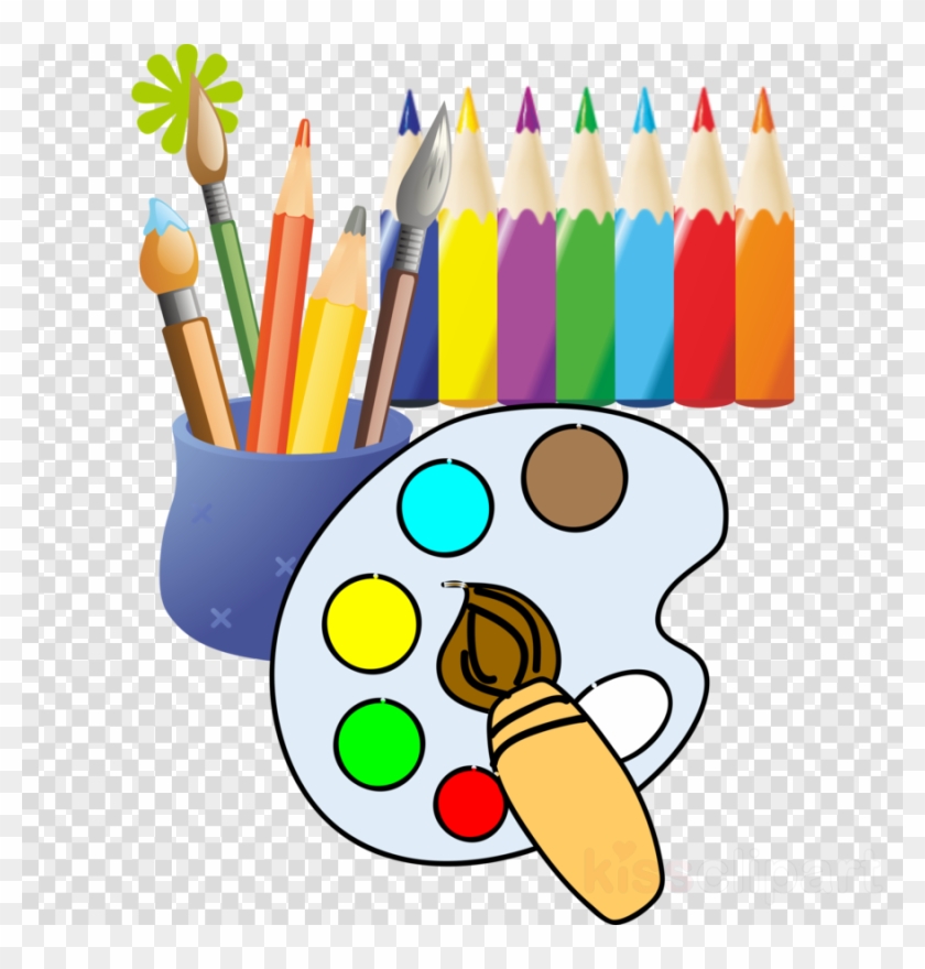 Painting Tools Cartoon Clipart Paint Brushes Drawing - Painting And Drawing Clipart #1604117