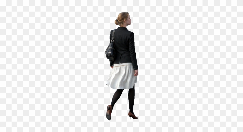 Office People Clipart 3099 - Woman Walking Back Png #1604153