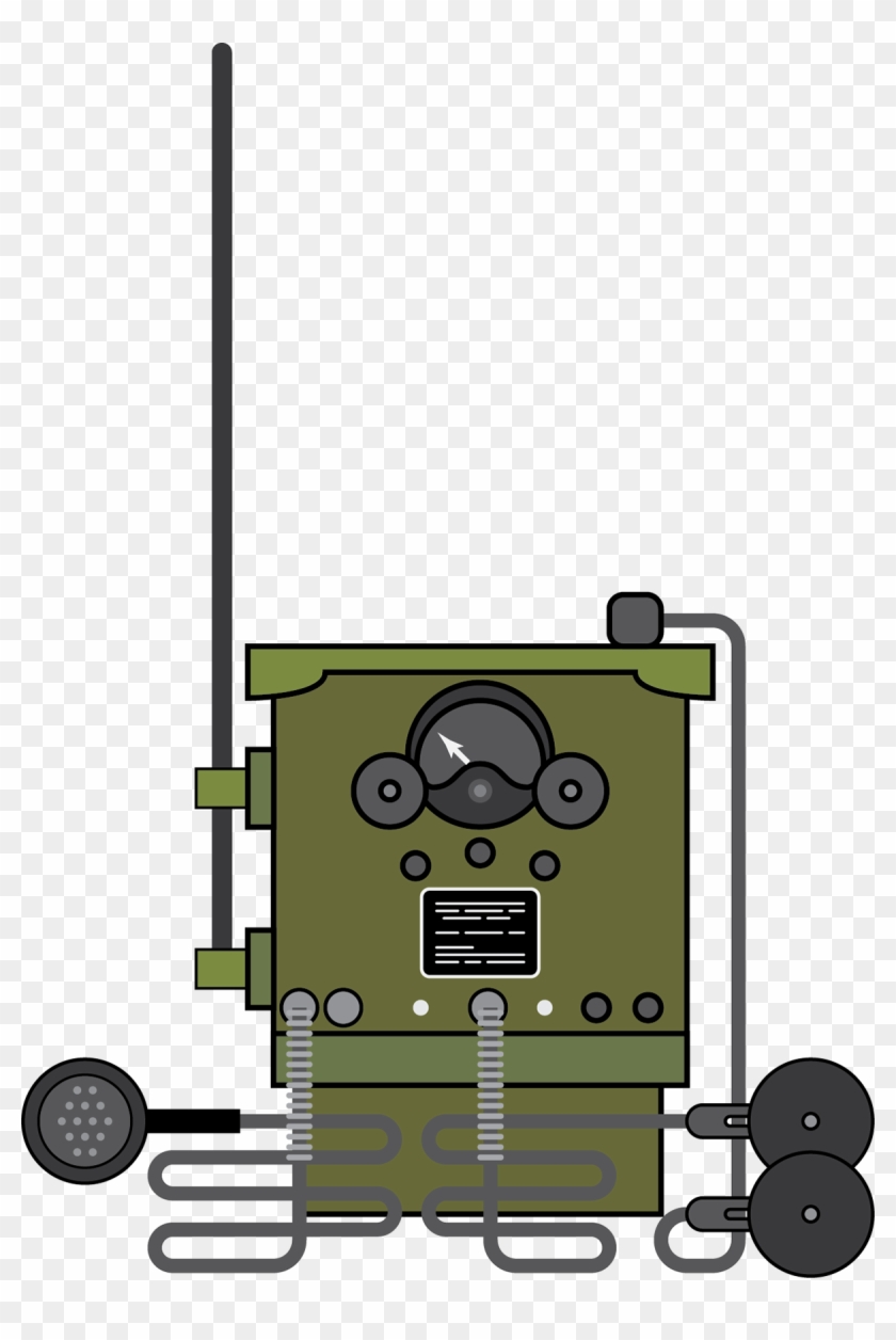 Wwii Radio - Cartoon #1604173