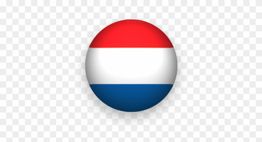 Nederland Flag Clipart Round - Netherlands Flag Button #247298
