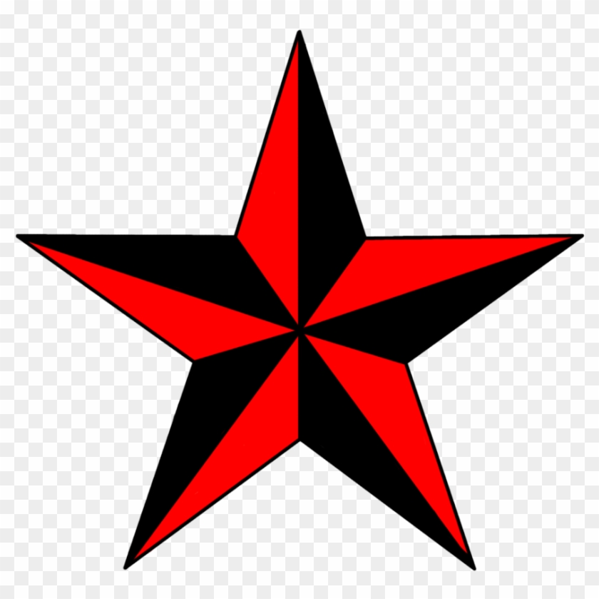 Nautical Star Tattoos Free Transparent Png Png Images - Five Pointed Star Tattoo #247349