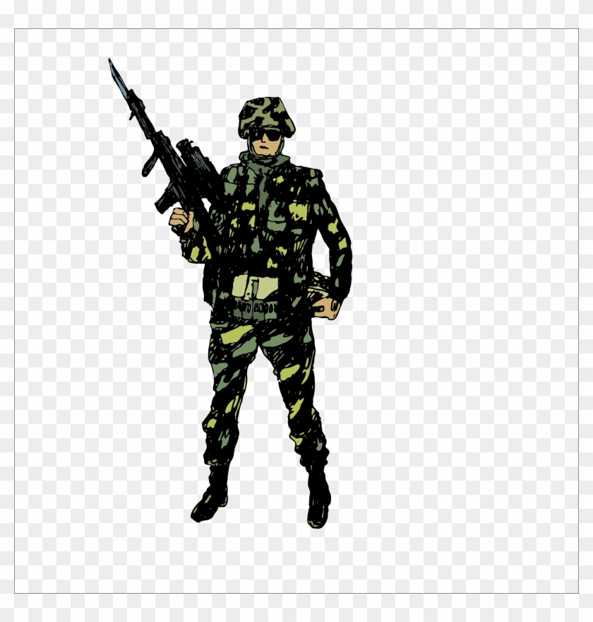 Military Soldier Drawing Clip Art - Military Things #247425