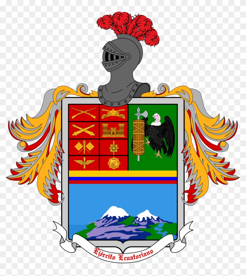Coat Of Arms Of Ecuador Army - Escuela De Caballeria Ecuador #247495