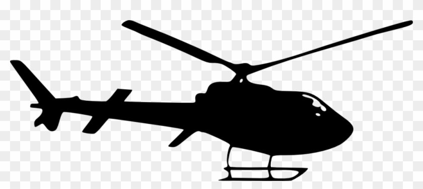 Military Helicopter Silhouette - Helicopter Png #247597