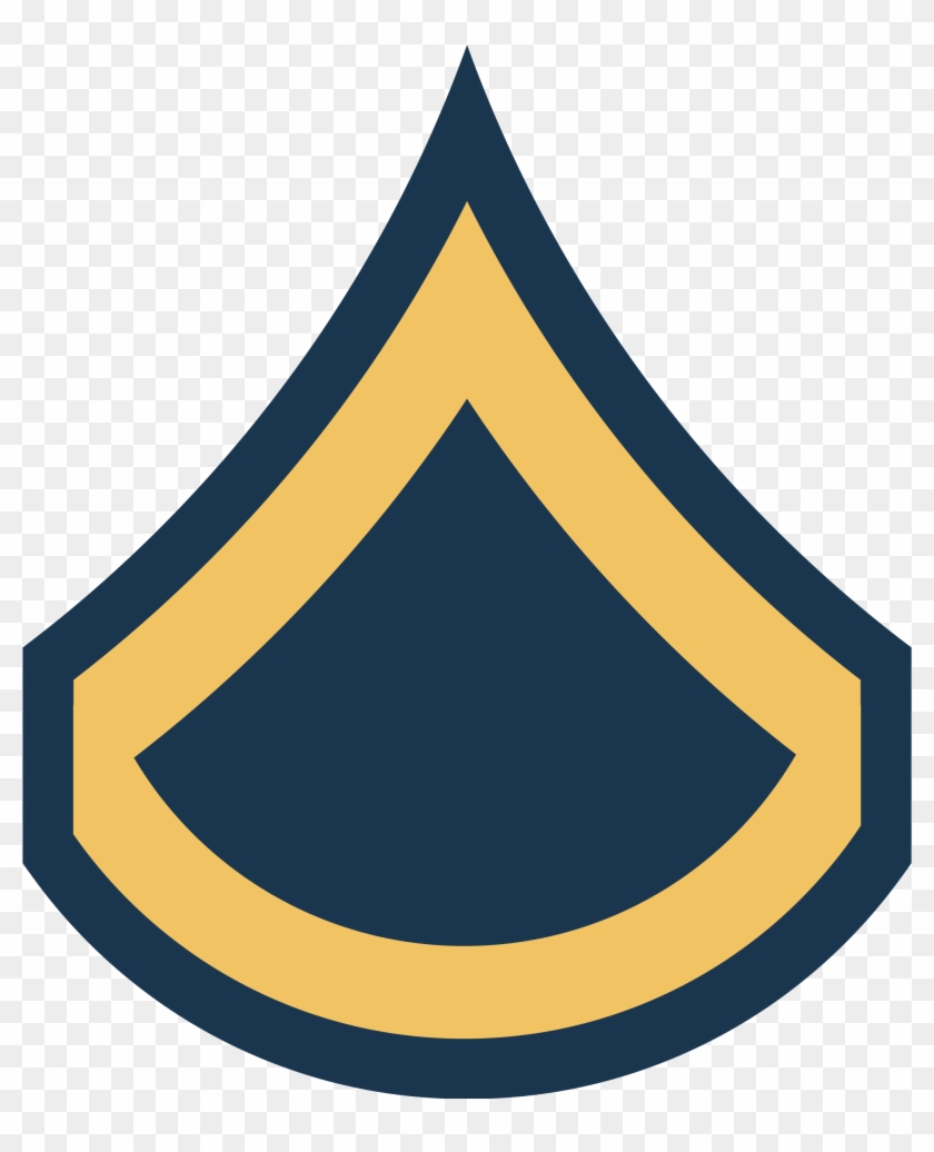 Army Usa Or - Private First Class Insignia #247639