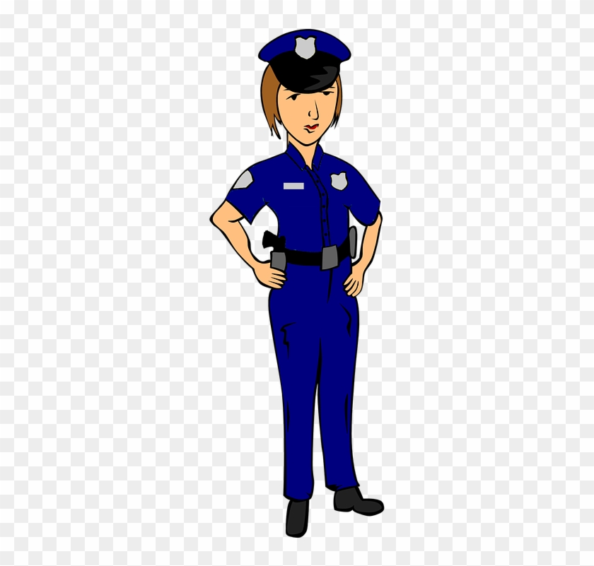 Police Clipart Vector Png - Drawing A Police Officer #247638