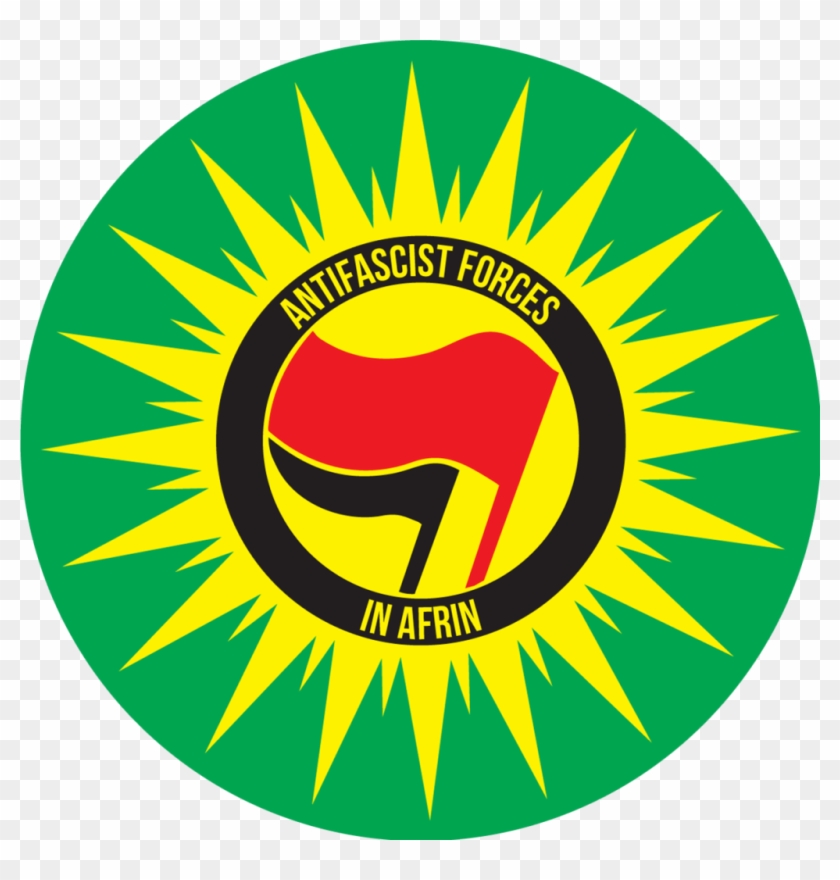 Antifascist Forces In Afrin Is A Military Group Of - Anti Fascist Flag Rojava #247653