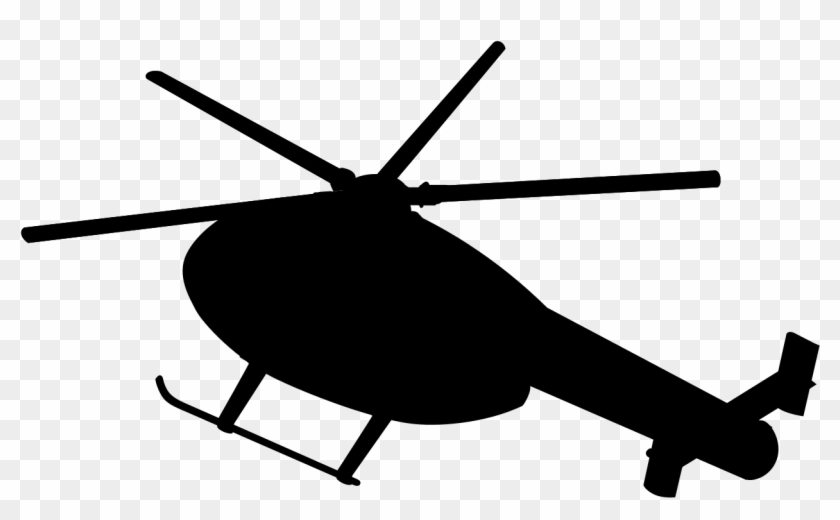 Helicopter Clipart Blackhawk Helicopter - Helicopter Silhouette #247655