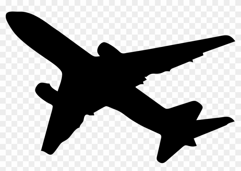 Boeing 737 Clipart - Plane Silhouette Png #247659