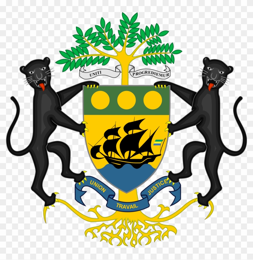 Gabon Coat Of Arms #247669