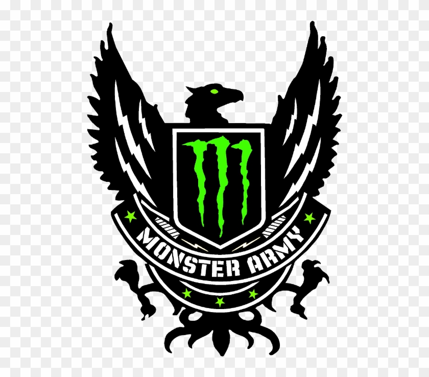 Monster Energy Clipart Monster Army - Monster Army Logo Vector #247821