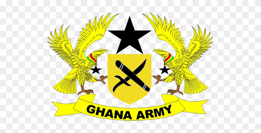 File Army Logo Wikimediamons Png - Coat Of Arms Of Ghana #247844