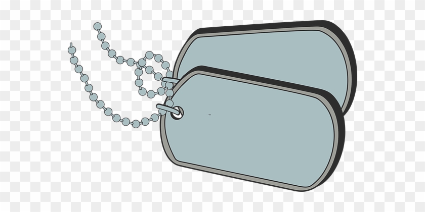 Dog Tags, Military, Identification, Army - Army Dog Tags Clipart Png #247943