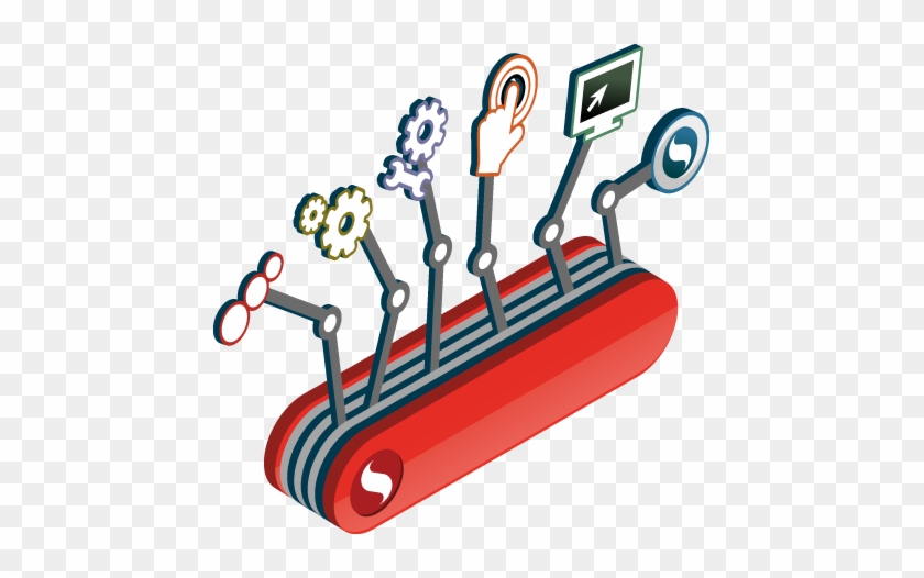 Swiss Knife Clipart - Swiss Army Knife Animated #247967