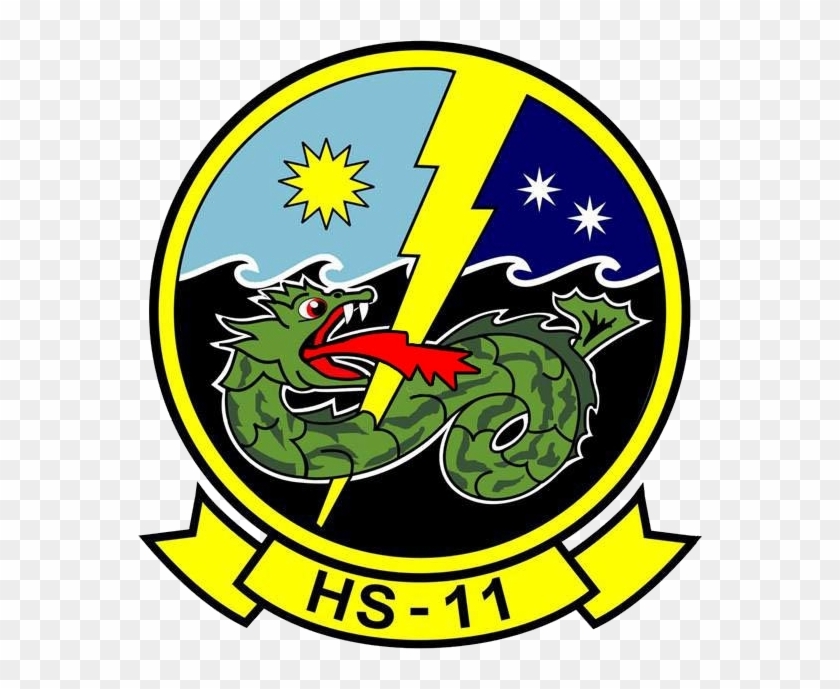 Helicopter Anti-submarine Squadron 11 Insignia 1960 - Hsc 11 Dragonslayers #247982
