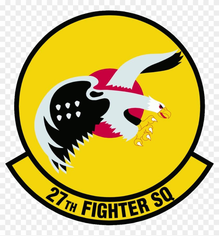 27th Fighter Squadron Is A Unit Of The Usaf 1st Operations - 27th Amu Patch #248042