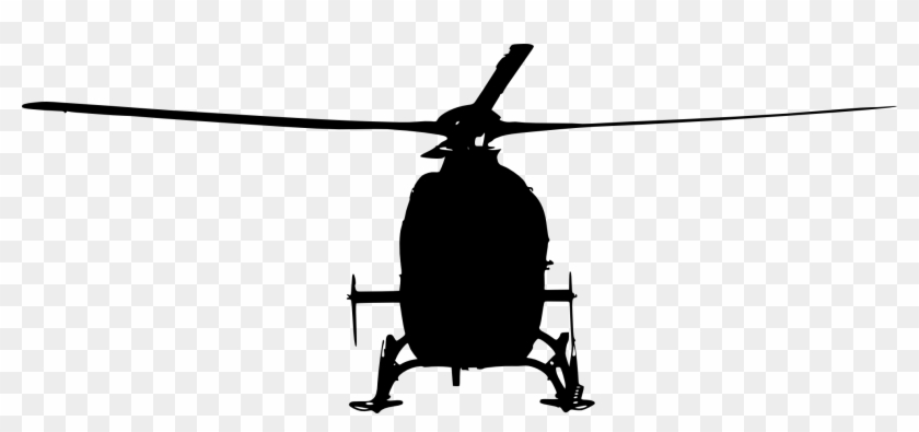 7 Helicopter Front View Silhouette - Helicopter Front Silhouette #248067