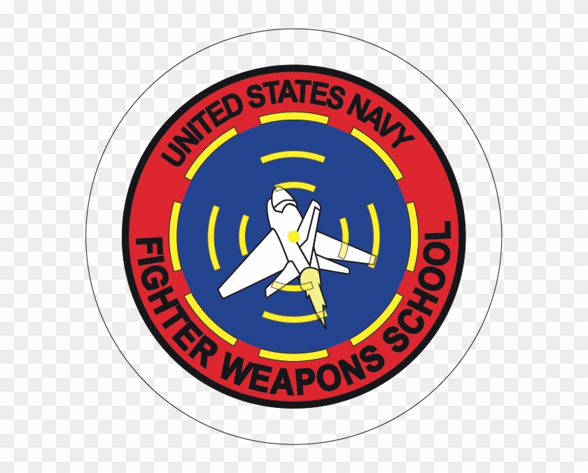 Gun Sticker Round United States Navy Top (Naval Weapon School Decal Logo Seal USN Strike Fighter Tactics Vinyl Decal For Car Or Laptop (3 Inch) USN Licensed - Online Marketplace Gun Decals