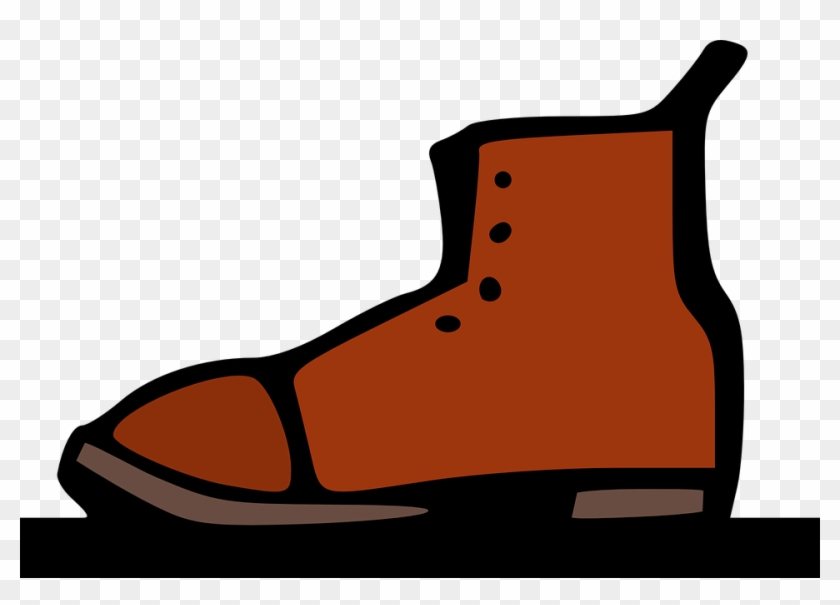 Shoe Old, Brown, Feet, Safety, Cartoon, Foot, Clothing, - Old Shoe Clipart #248146