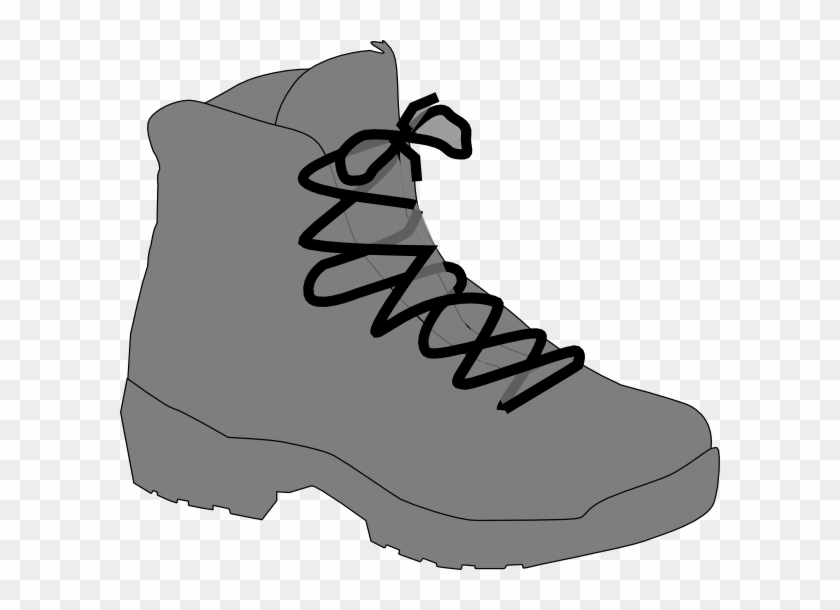Grey - White - Steel Toe Shoe Clipart #248170