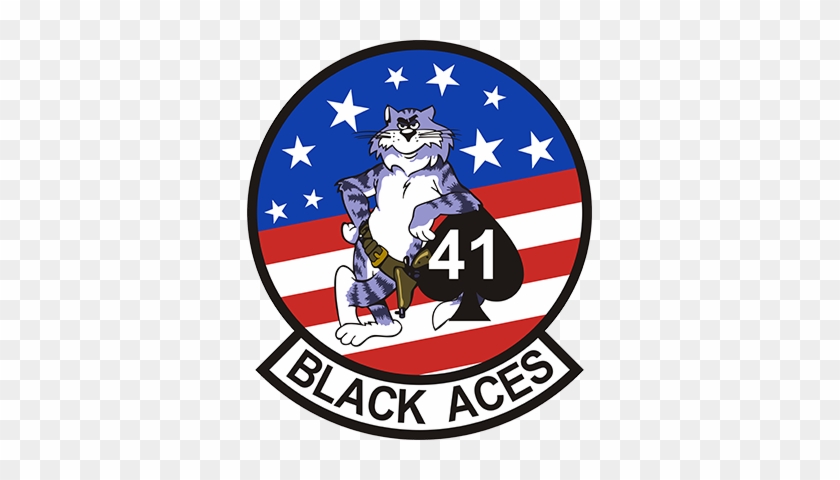 F 14 Tomcat Vf 41 Black Aces - Tomcat Patch #248224