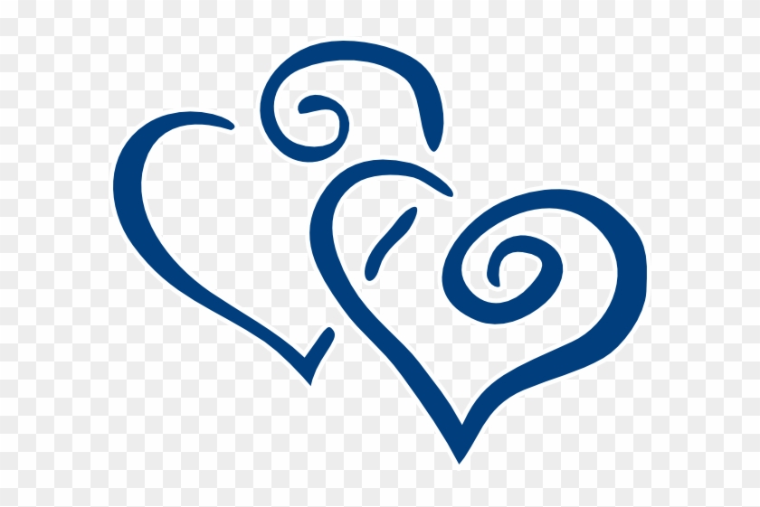 Blue Hearts Png Clip Art - Wedding Anniversary Clip Art #248262