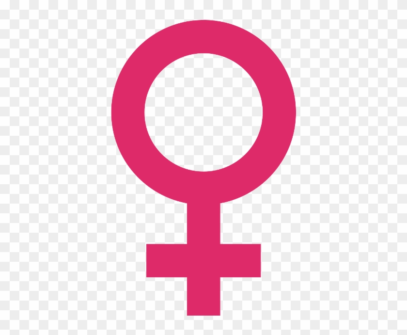 Female Symbole - Pink Female Symbol - Free Transparent PNG Clipart Images D...