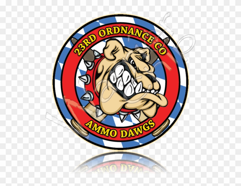 Personalized Poker Chips Army Military Challenge Coins - Decoration Vinyl Sticker Angry Bulldog Decoration Motorbike #248394