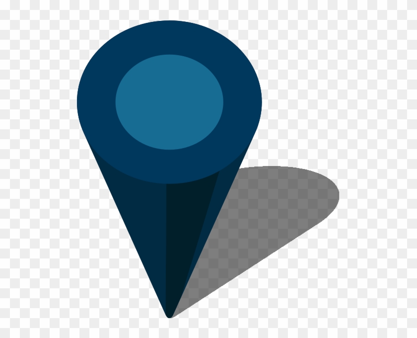 Location Map Pin Navy Blue7 - Location Pin Dark Blue #248577