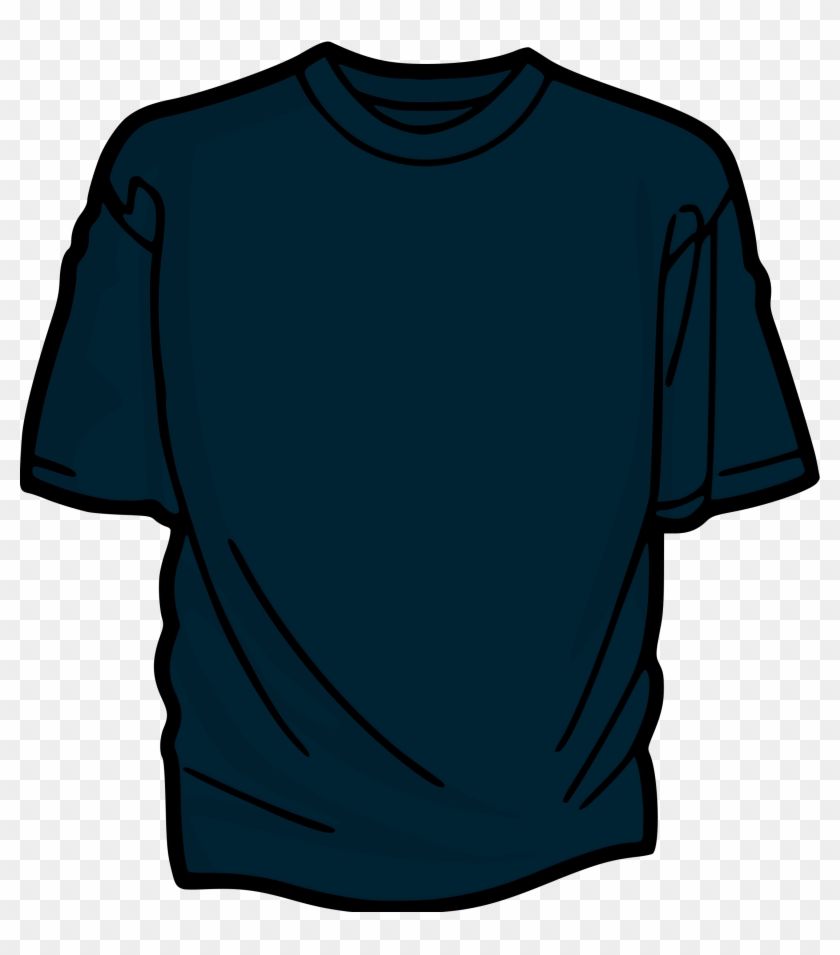 Big Image - Red Colored T Shirt Clipart #248585